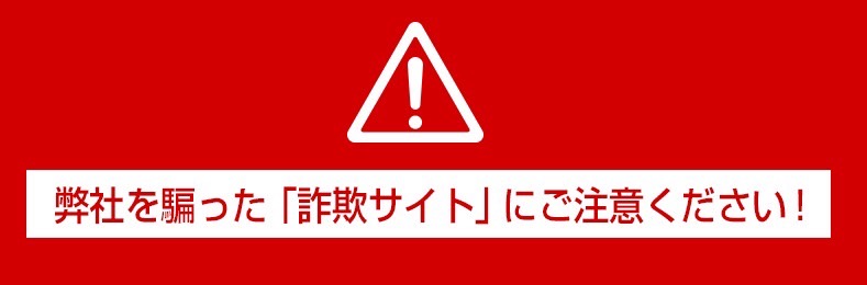 詐欺サイトに注意